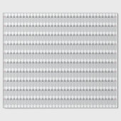 青いSの下の雪に覆われた澄ん山脈 ラッピングペーパー (フラット)