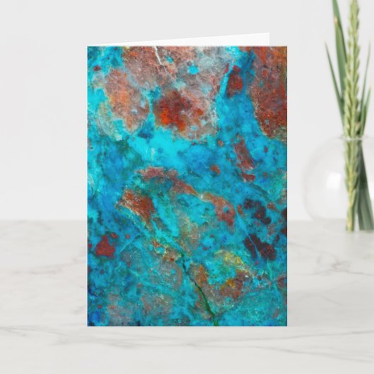 青いShattuckite カード (正面)