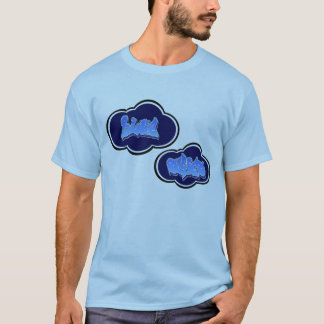 青いSkies_clouds Tシャツ