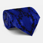 青いSnakeskin ネクタイ (ロール)