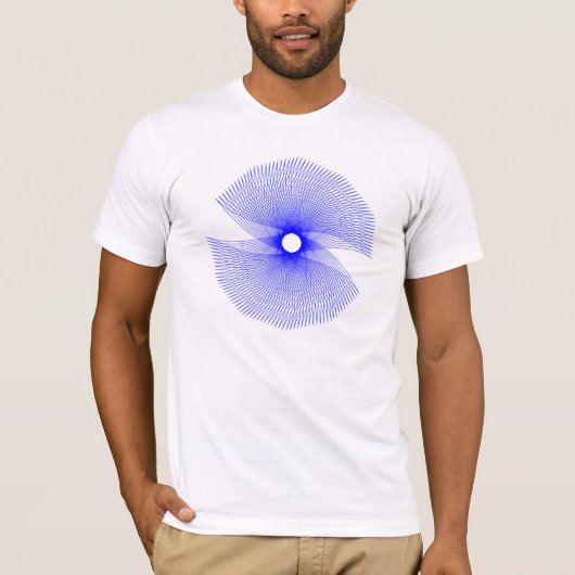 青いSpiro Tシャツ (正面)