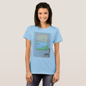 青いTシャツ Tシャツ (正面フル)