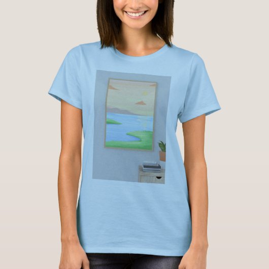 青いTシャツ Tシャツ (正面)