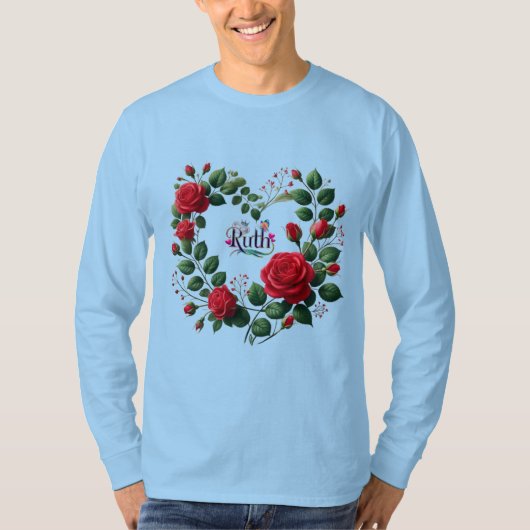 青いTシャツ Tシャツ (正面)