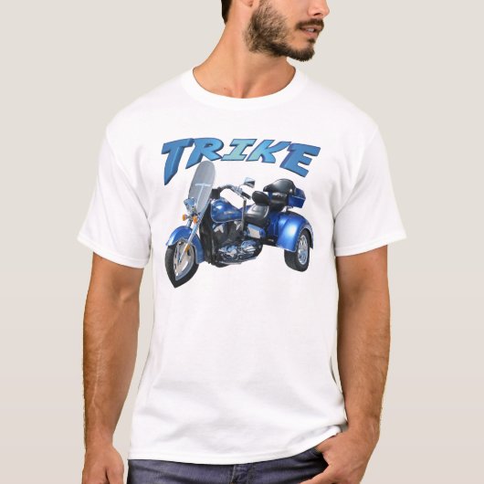 青いTrike Tシャツ (正面)