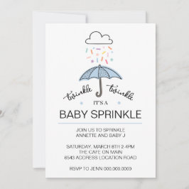 青いtwinkle twinkleベビーふりかけ少年ダウンロード 招待状