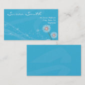 青いWhispyの名刺 名刺 (正面/裏面)