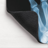 青いX線の骨組手 マウスパッド (コーナー)