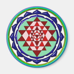 青いYANTRA マグネット