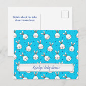 青うさぎ 案内ポストカード (正面/裏面)