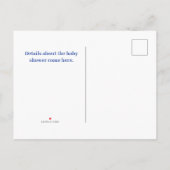 青うさぎ 案内ポストカード (裏面)