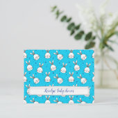 青うさぎ 案内ポストカード (スタンド正面)