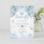 青うちの小さな蝶は一つの金ゴールドを回している 招待状 (スタンド正面)