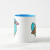 青おおわれたCordonbleu マグカップ (中央)