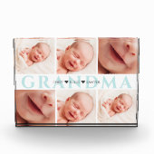 青おばあちゃんの母の日のフォトブロック フォトブロック (正面)