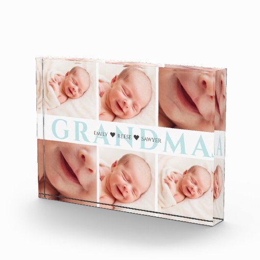 青おばあちゃんの母の日のフォトブロック フォトブロック (右)