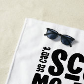 青おもしろい色ナースタイポグラフィ感謝していモダン ビーチタオル (インサイチュ)