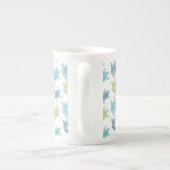 青およびアオウミガメ ボーンチャイナマグカップ (裏面)