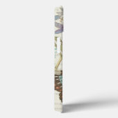 青およびブラウンの蝶 Case-Mate iPhoneケース (裏面 / 右)