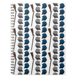 青および灰色 ノートブック
