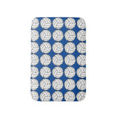 青および白いバレーボール バスマット (正面縦)