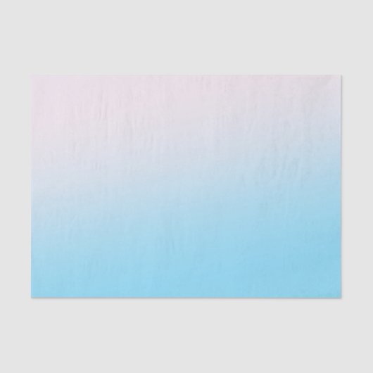 青および白い勾配 薄葉紙 (正面)