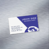 青および白い地球 マグネット名刺 (インサイチュ)