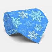 青および白い雪片 ネクタイ (ロール)