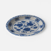 青および白くフェイクな磁器の中国人の中国趣味 ペーパープレート (アングル)