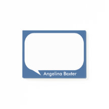 青および白の話の泡をカスタマイズ