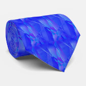 青および紫色のタイ ネクタイ (ロール)