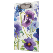 青および紫色の混合された庭 クリップボード (左)