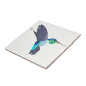 青および緑のぶんぶんいう鳥 タイル (側面)