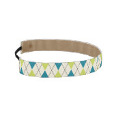 青および緑のアーガイル アスレチックヘッドバンド (左)