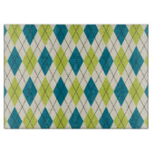 青および緑のアーガイル カッティングボード (正面)