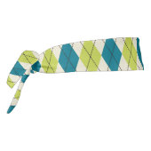 青および緑のアーガイル タイヘッドバンド (回転270)