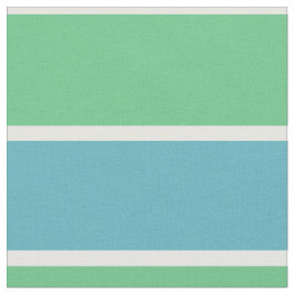 青および緑のストライプの生地 ファブリック