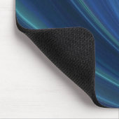 青および緑の柔らかい砂波 マウスパッド (コーナー)