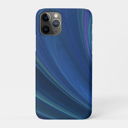 青および緑の柔らかい砂波 Case-Mate iPhoneケース (裏)
