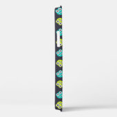 青および緑の虫パターン Case-Mate iPhoneケース (裏面 / 右)