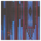 青および赤いオルガン管の生地 ファブリック (クローズアップ)