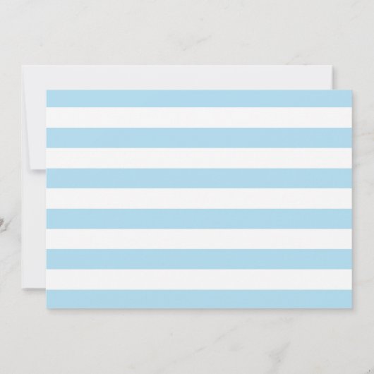 青および金ゴールドのグリッターの洗礼の招待状 招待状 (裏面)