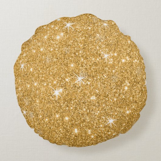 青および金ゴールドの応援の分隊のギフトの年長の応援のギフト ラウンドクッション (裏面)