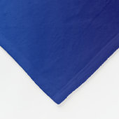 青および金ゴールド年長夜バスケットボールのギフトのアイディア フリースブランケット (角)