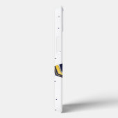 青および黄色のチアリーダーのiPadの箱 Case-Mate iPhoneケース (裏面 / 右)