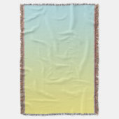 青および黄色 スローブランケット (正面縦)