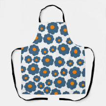 青お洒落とオレンジのフローラレトロ、陽気