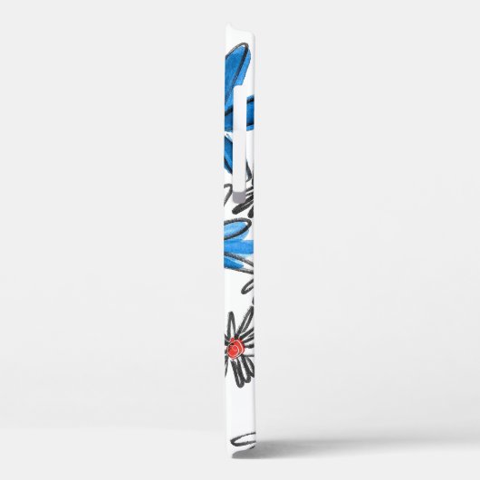 青お洒落と白 Case-Mate iPhoneケース (裏面 / 左)