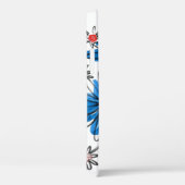 青お洒落と白 Case-Mate iPhoneケース (裏面 / 右)