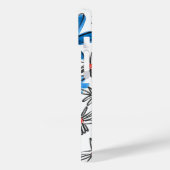 青お洒落と白 Case-Mate iPhoneケース (裏面 / 左)